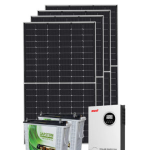 Solar Energy System 4 Panels 2 Batteries 200AH Inverter 3500W - Reliable and Efficient Solar Solution. Title