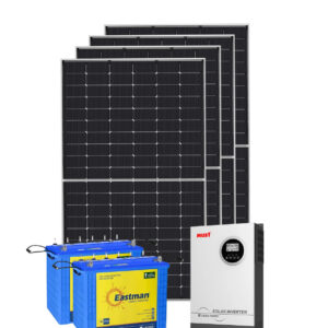 Solar Energy System 4 Panels 2 Batteries 300AH Inverter 3500W - Reliable and Efficient Solar Solution. Title